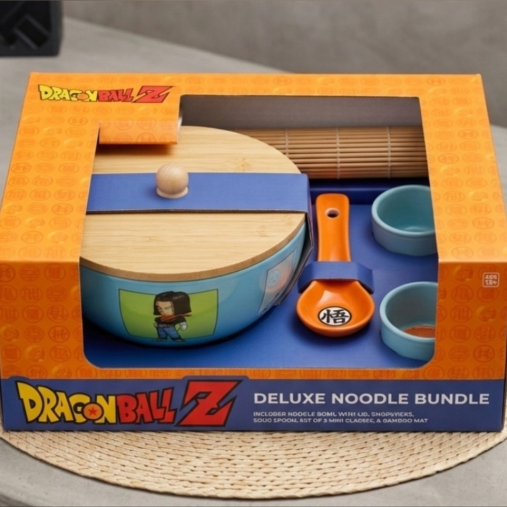Dragon Ball Z Deluxe Ramen Noodle Bundle Set – Culture Fly Limited Edition – New